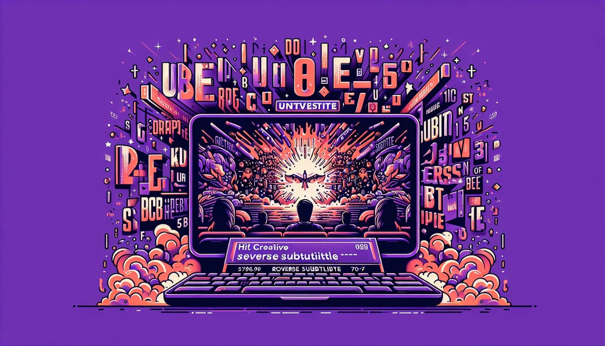 The Reverse Subtitle Hack: Why Watching Foreign Films with English Audio Is Actually Genius